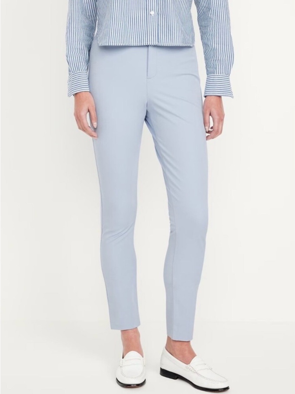 Old Navy Baby Blue Pixie Skinny Ankle Pants
